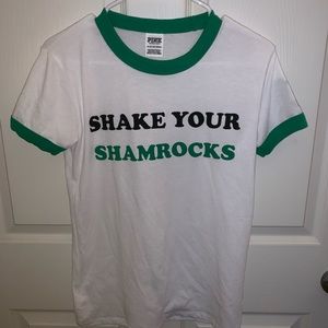 Shake Your Shamrocks Tee PINK Victoria Secret
